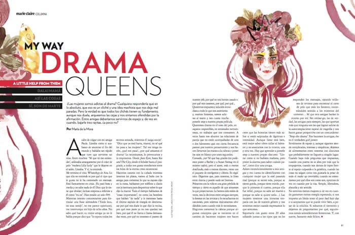 Marie Claire: Drama Queens -1