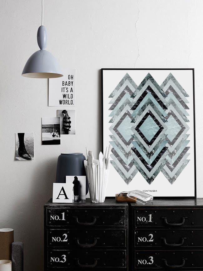 THE MATERIAL COLLECTION/ Artprints inspired in geometry and materials 7