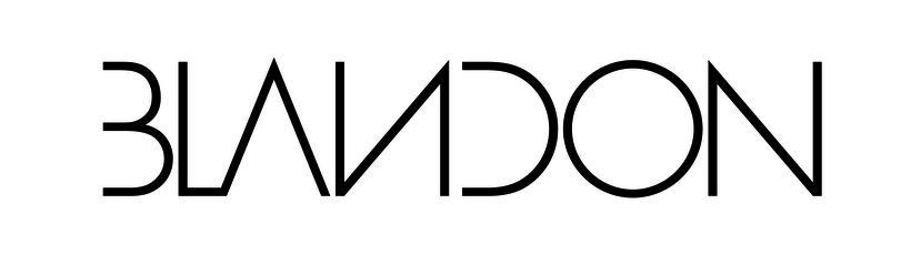 IDENTIDAD CORPORATIVA / "Blandon" , logotipo para línea de ropa masculina. 1