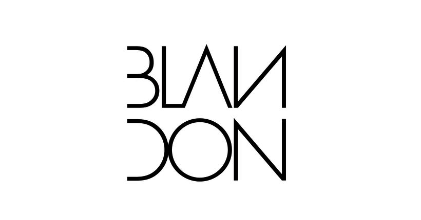IDENTIDAD CORPORATIVA / "Blandon" , logotipo para línea de ropa masculina. 2