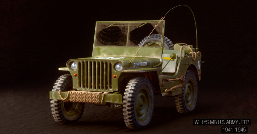Willys MB US Army Jeep 7