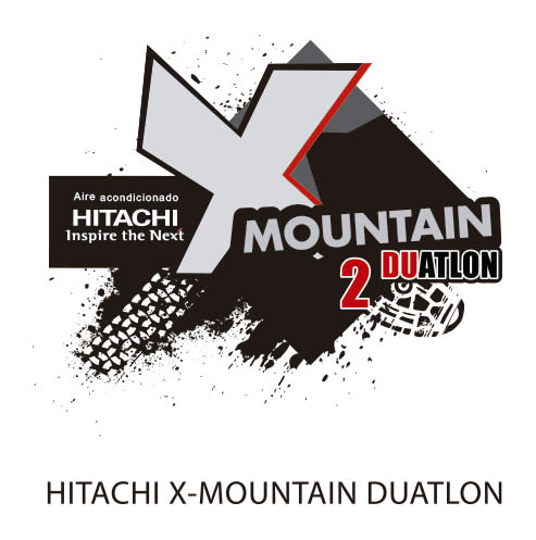 Logo Hitachi X-MOUNTAIN DUATLON-TRIATLON 1