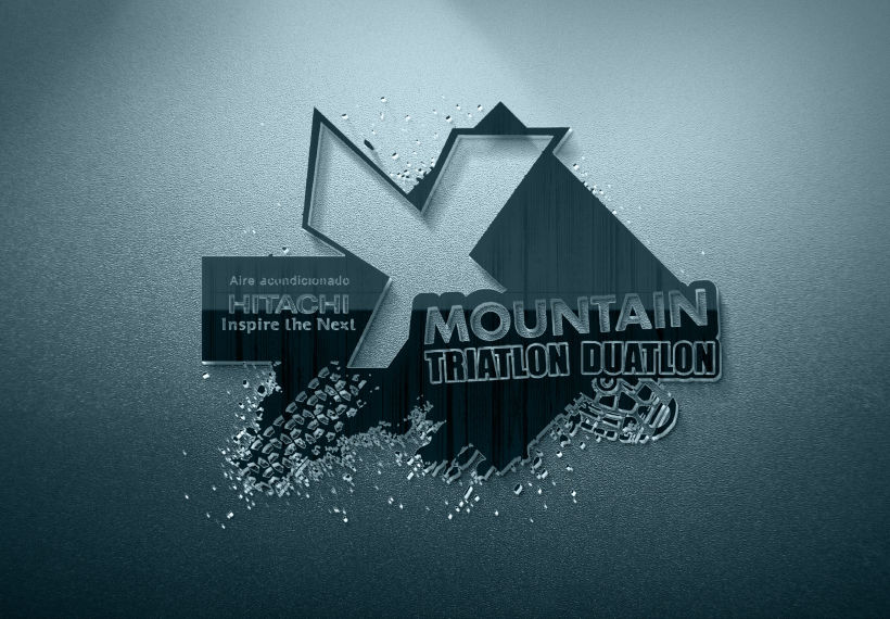 Logo Hitachi X-MOUNTAIN DUATLON-TRIATLON 2