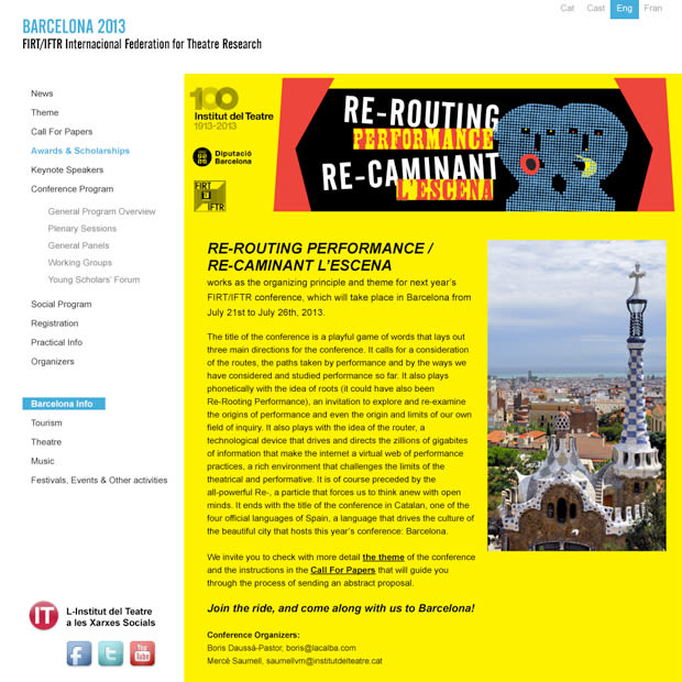Web Barcelona 2013|FIRT/IFTR  0