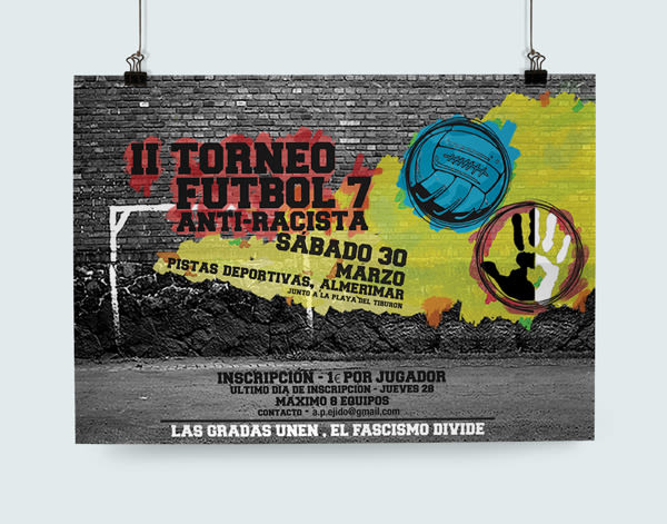 Cartel | II Torneo Fútbol 7 Anti-Racista de El Ejido 1