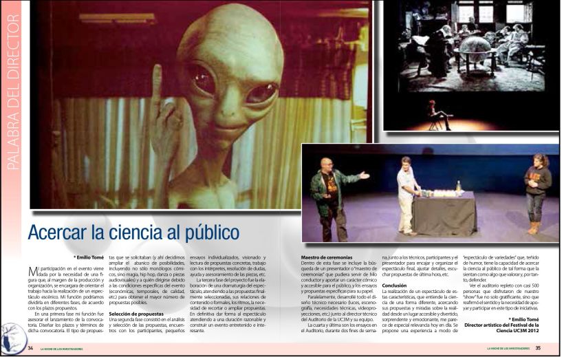 Revista para la Universidad Carlos III 1