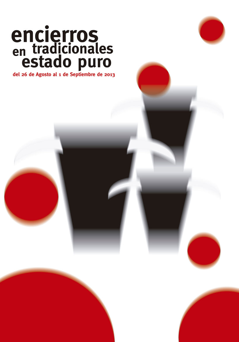 Propuesta cartel anunciador Encierros San Sebastián de los Reyes 2013  -1
