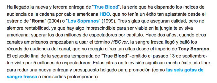 'True blood' 0