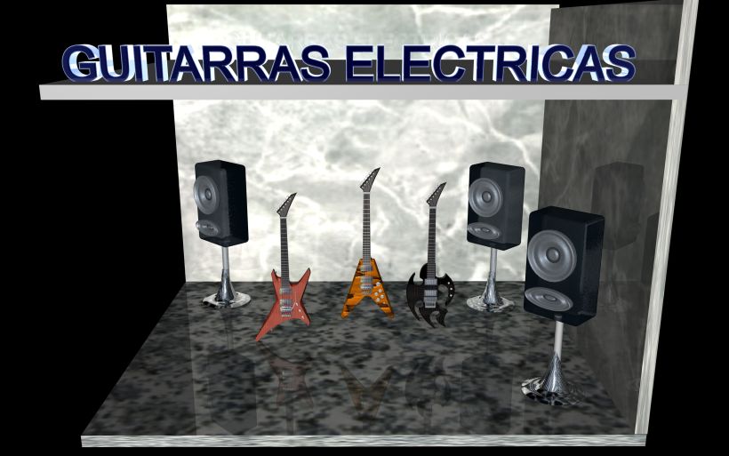 Guitarras Eléctricas en 3d 1