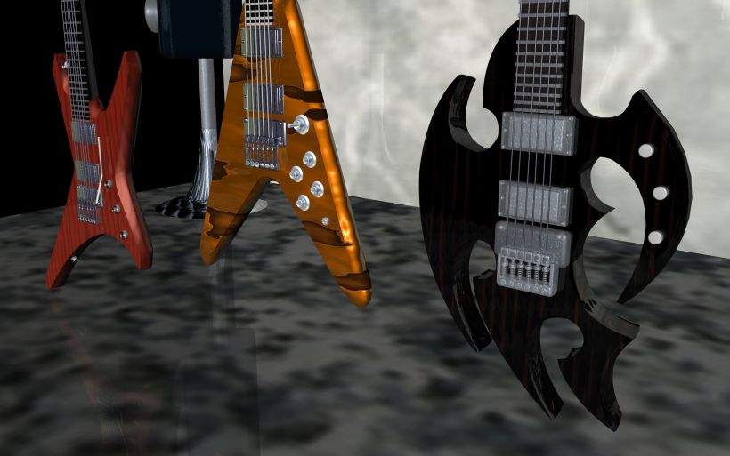 Guitarras Eléctricas en 3d 7
