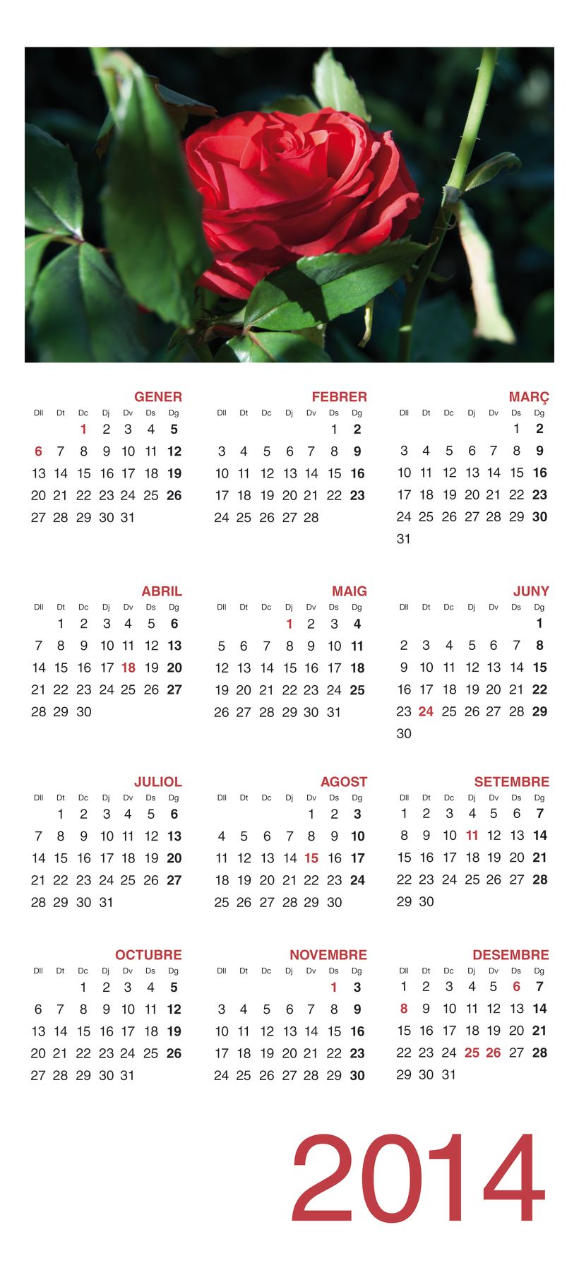 Calendario 2014 -1