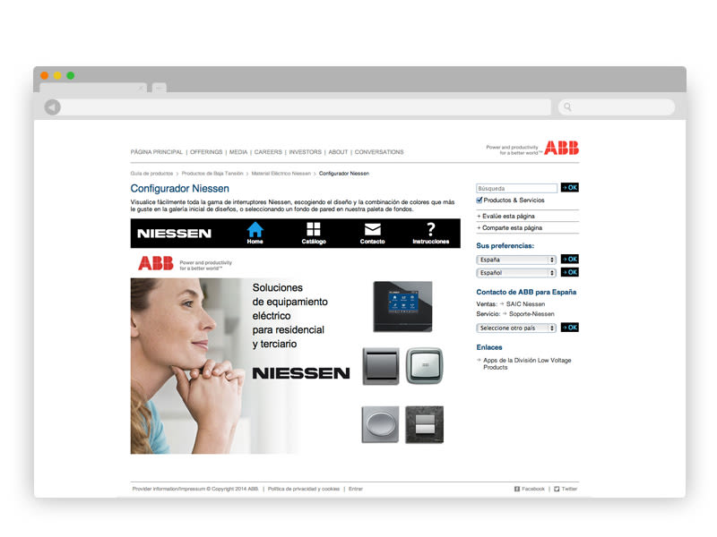 App Interruptores ABB/Niessen 8