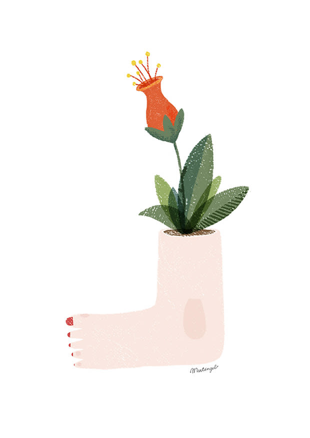 Limbs flower pot 0