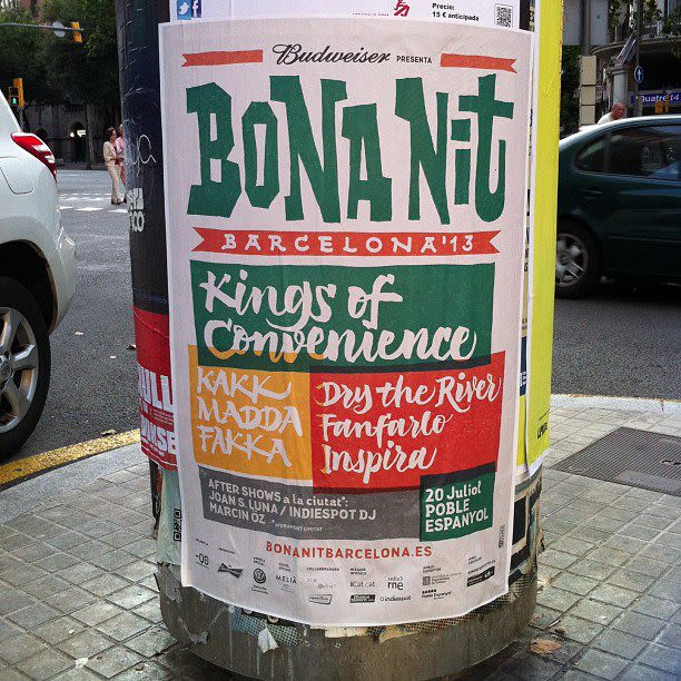Bona Nit Barcelona. Imagen para festival musical. 0