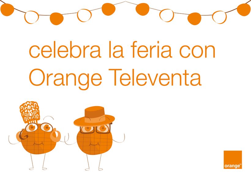 decoración Orange Televenta -1