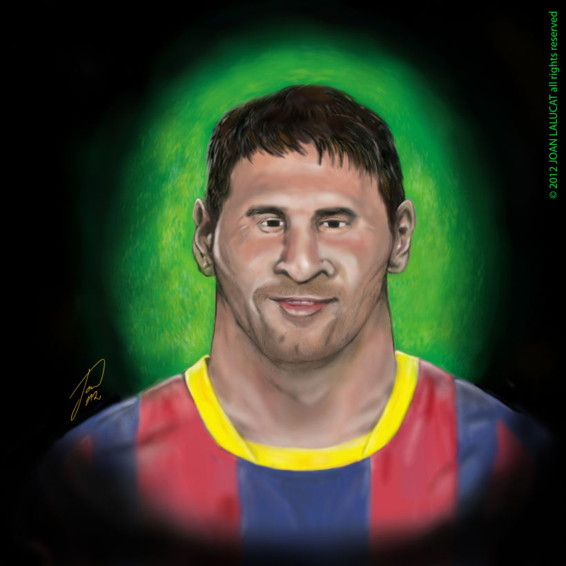 Speedpaintings II: Bane / The Dark Knight Rises, Leo Messi (caricatura), Tutorial retrato 2