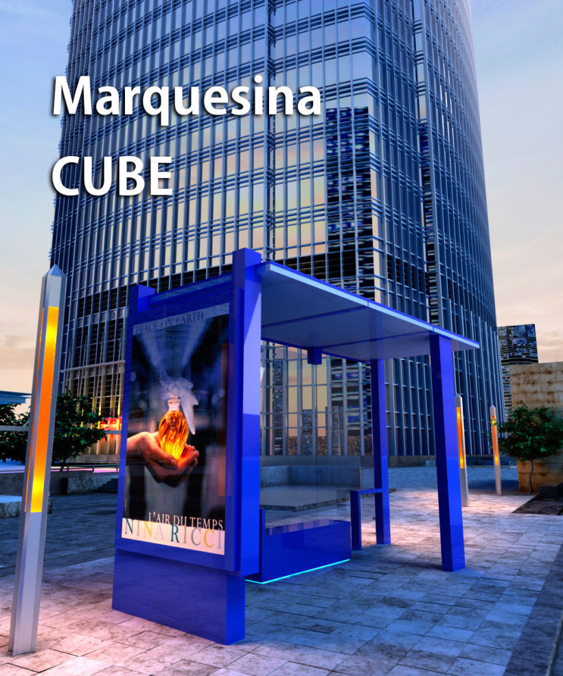 Marquesina Cube -1