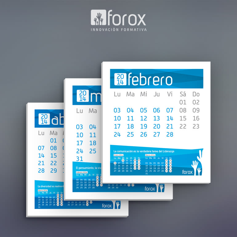 Calendario 2014 para Forox 3