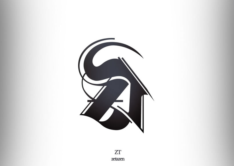 Logotipo, diseño de disco ''Atrezzo'' y cartel para Zetazen 0