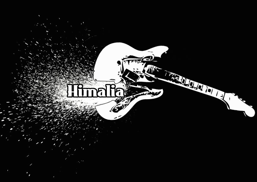 Diseño merchandising banda de rock Himalia 0
