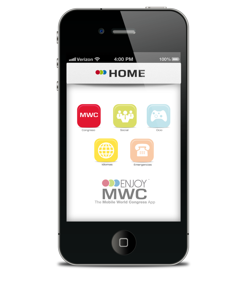 Desarrollo y Diseño de App Enjoy MWC 2