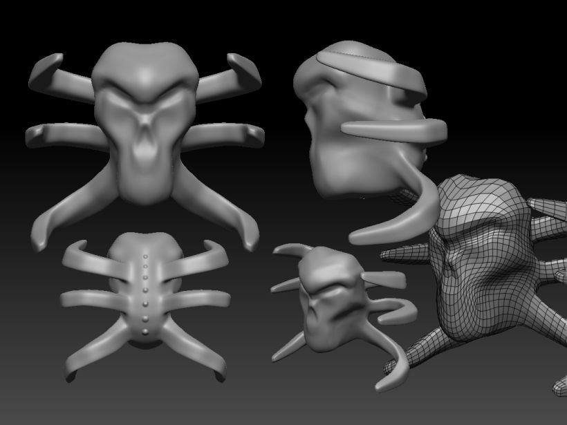 Proyectos modelado 3D (zbrush, unreal 3, 3ds max) 3
