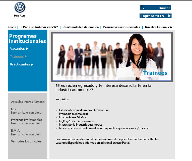 Diseño web VW Puebla 2