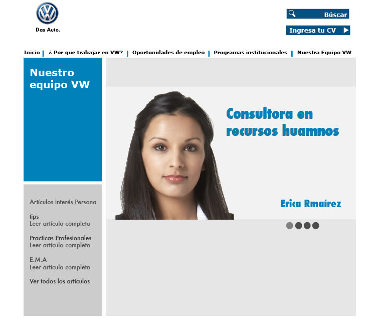 Diseño web VW Puebla 2