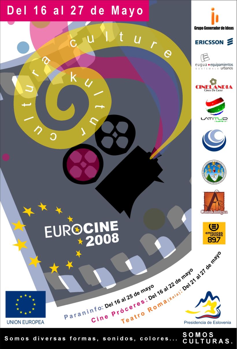 Eurocine - Guatemala 2008: Image design and advertising campaign (1st part) 1
