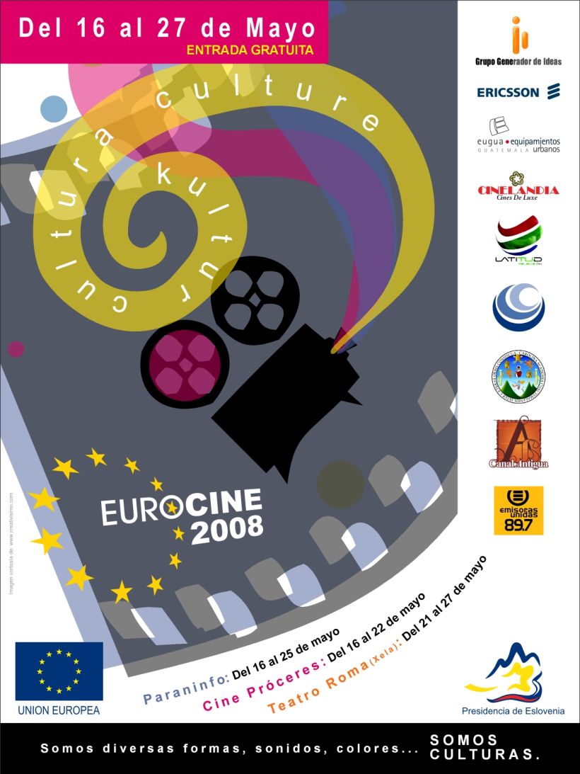 Eurocine - Guatemala 2008: Image design and advertising campaign (1st part) 4
