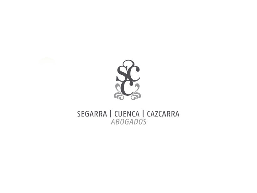 Identidad coorporativa bufete abogados Segarra, Cuenca, Cazcarra. 0