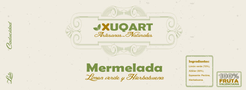 Logo y Branding XUQART, Mermeladas y Salsas Artesanas 1