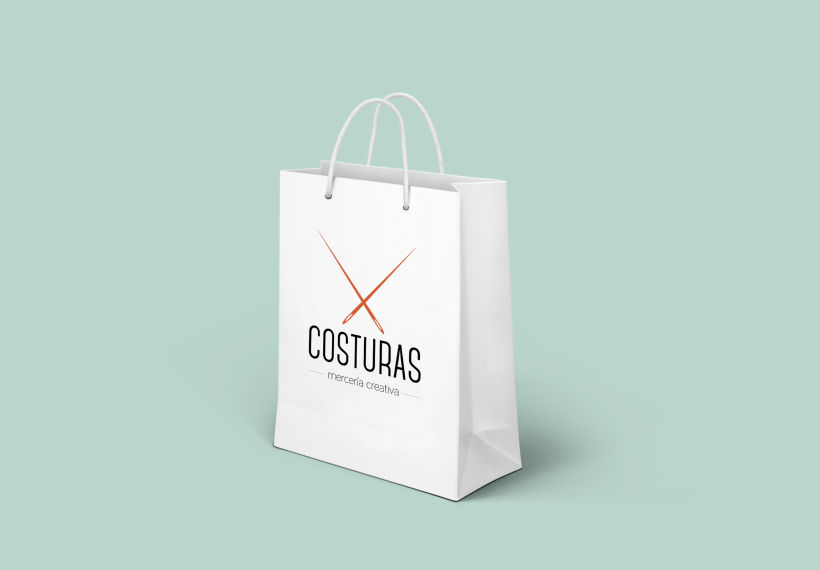 Logotipo Costuras · mercería creativa 3