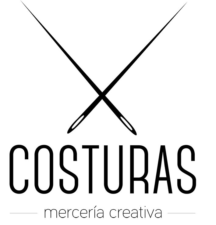 Logotipo Costuras · mercería creativa 1