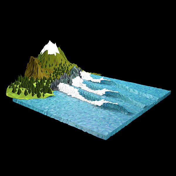 Surf Art 3D - LowPoly 5