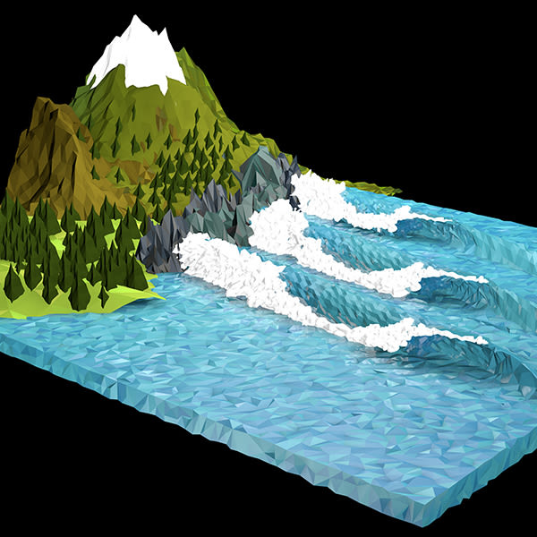 Surf Art 3D - LowPoly 7