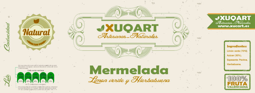 Logo y Branding XUQART, Mermeladas y Salsas Artesanas 0
