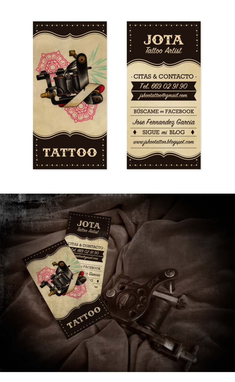 JOTA TATTOO · Business Cards - Brand 0