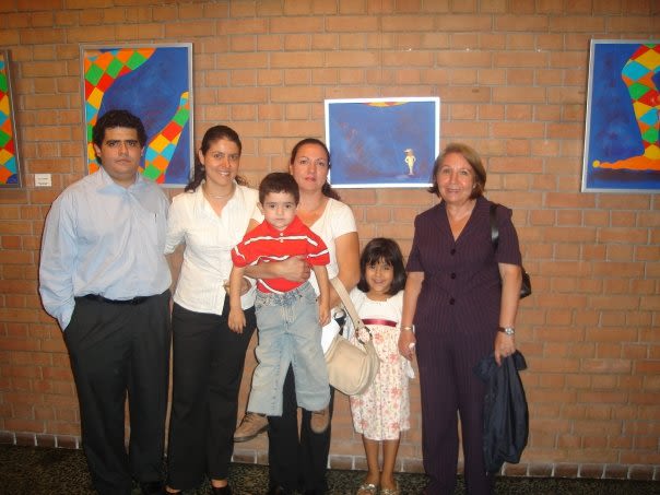 1st Exposition : Arte per tuti (IIC-Guatemala) Students and me. 7