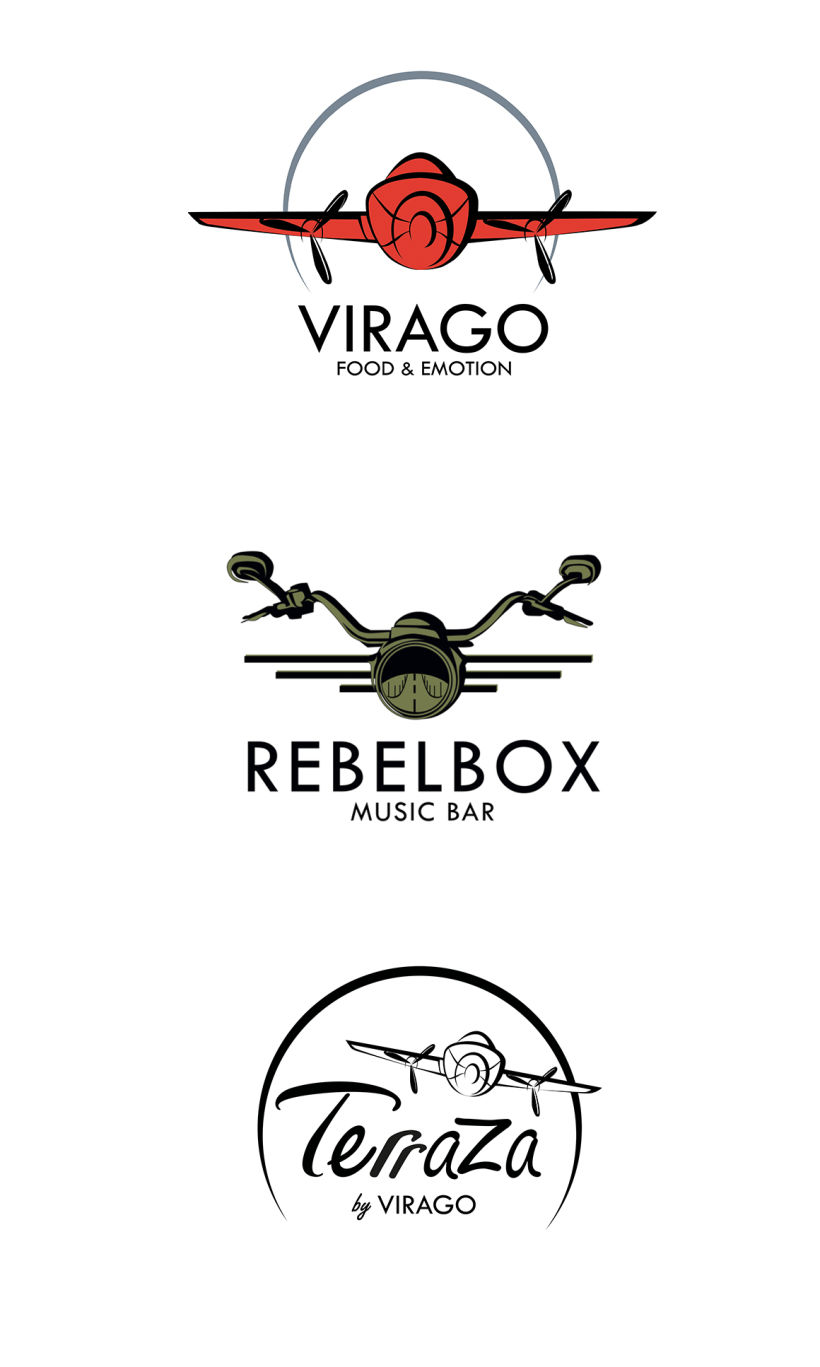 Diseño de imagen de Virago Food&Emotion 1