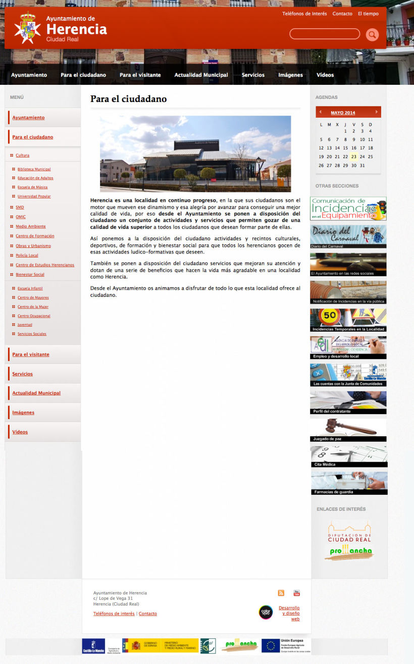 Herencia.es - Portal del Ayuntamiento de la localidad manchega de Herencia 1
