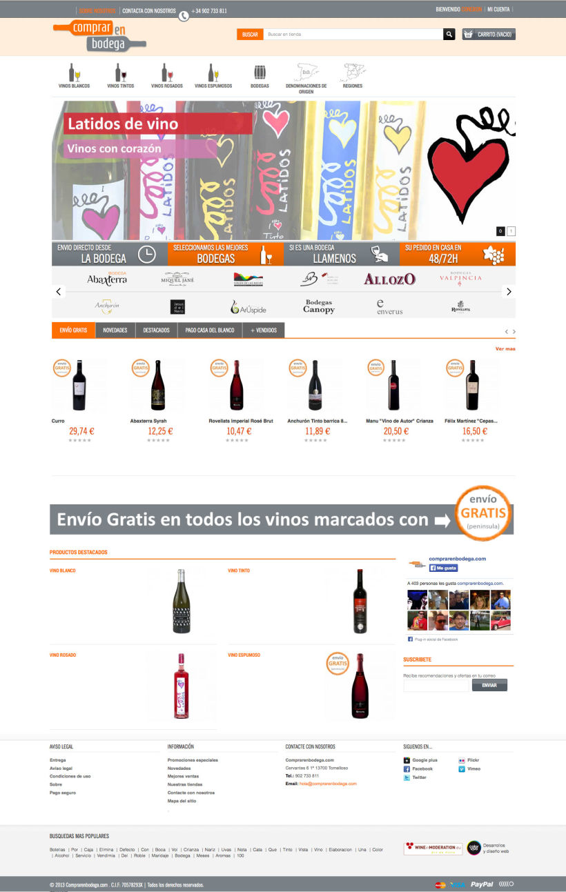 Comprarenbodegas - Tienda on line de Vinos y licores 0
