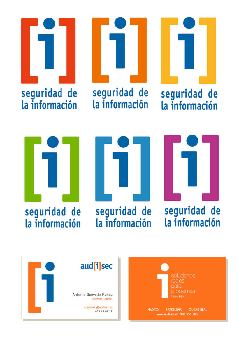 Audisec - Papeleria para empresa de auditoria(Variaciones logotipo, tarjetas institucionales, fichas corporativas...) -1