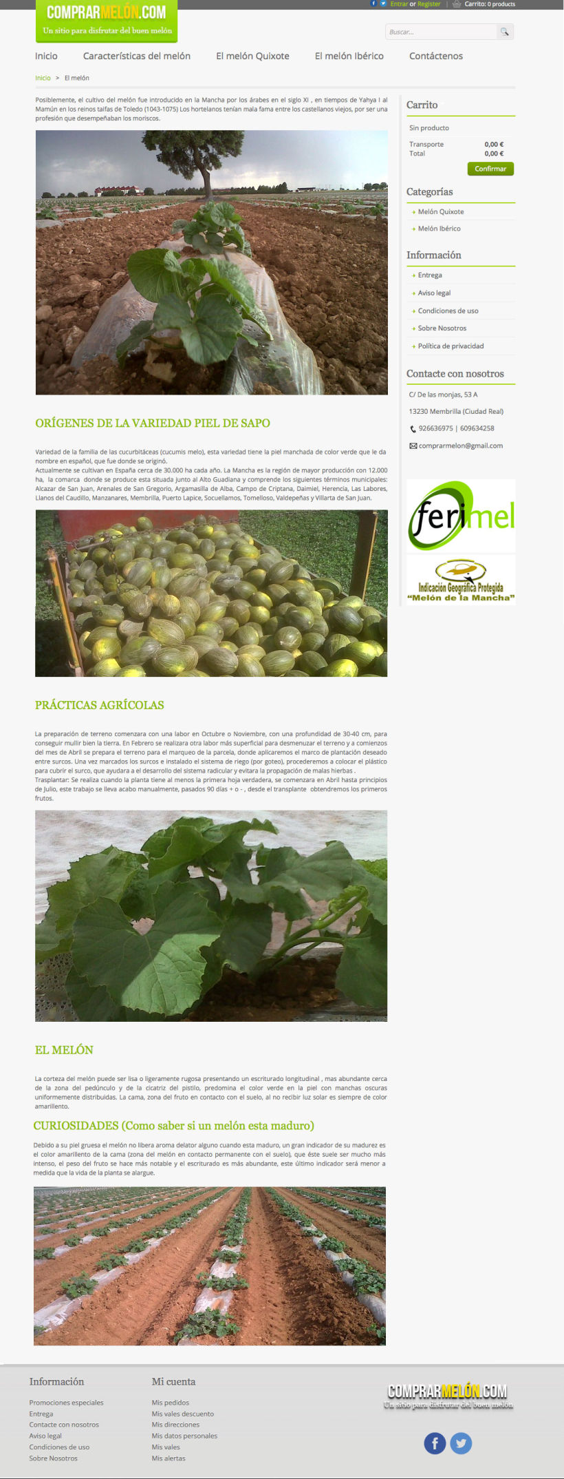 Comprarmelon - Tienda Online de venta de melones 2