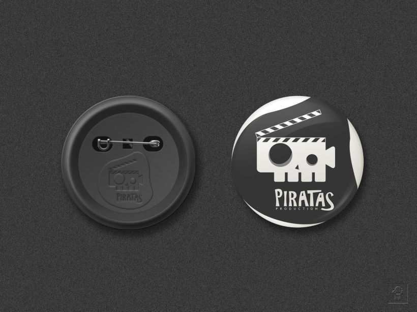 Identidad corporativa "PIRATAS productions", productora de Spots, videos... 4
