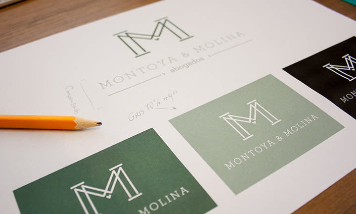 Montoya & Molina Abogados. Diseño de Marca. 6