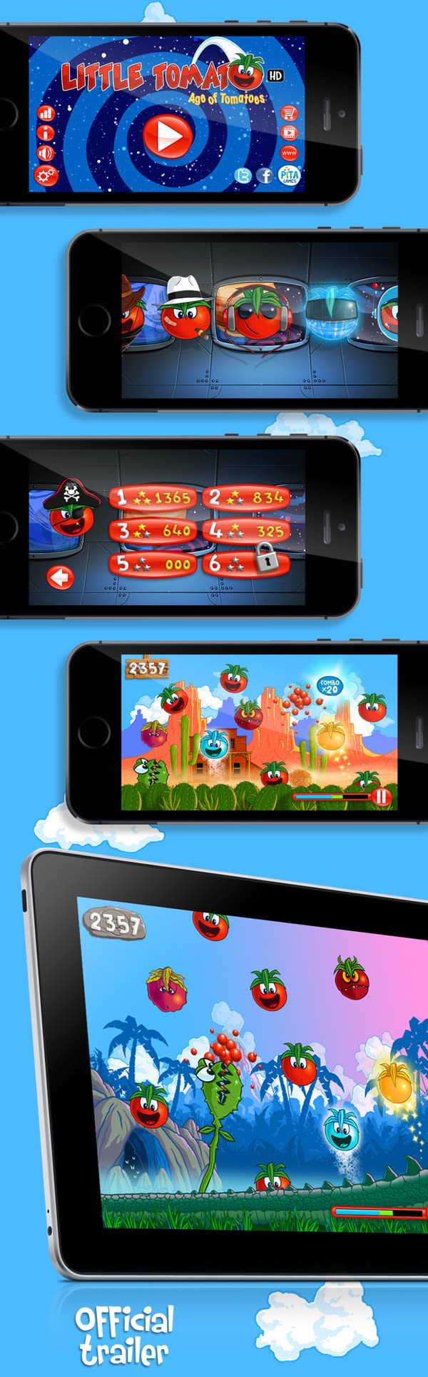 Little Tomato, Age of Tomatoes, Android and iOS game 1