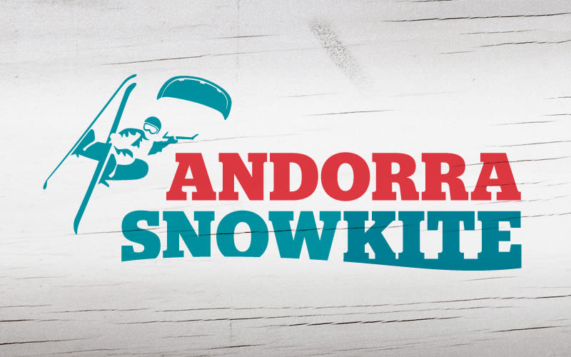 Andorra Snowkite. Imágen Gráfica de Evento Deportivo -1