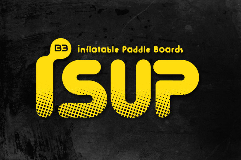 iSUP. Logo para Marca de Stand Up Paddle Surf -1