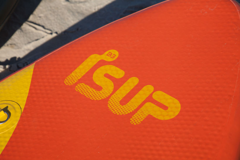 iSUP. Logo para Marca de Stand Up Paddle Surf 0